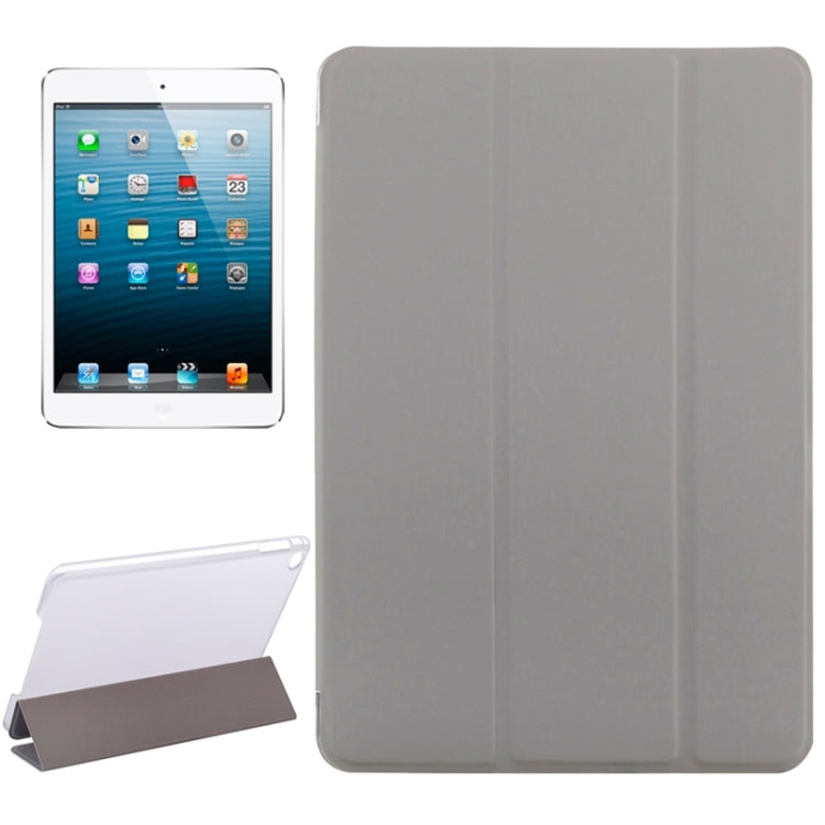 Horizontal Flip Solid Color Elasticity Leather Case with Three-Folding Holder for iPad Mini 4 & Mini 2019