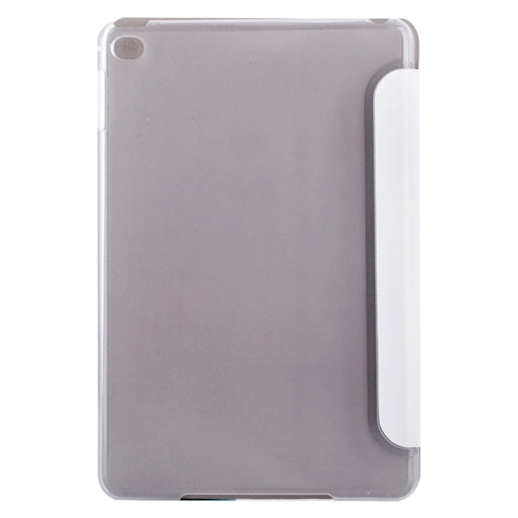 Horizontal Flip Solid Color Elasticity Leather Case with Three-Folding Holder for iPad Mini 4 & Mini 2019