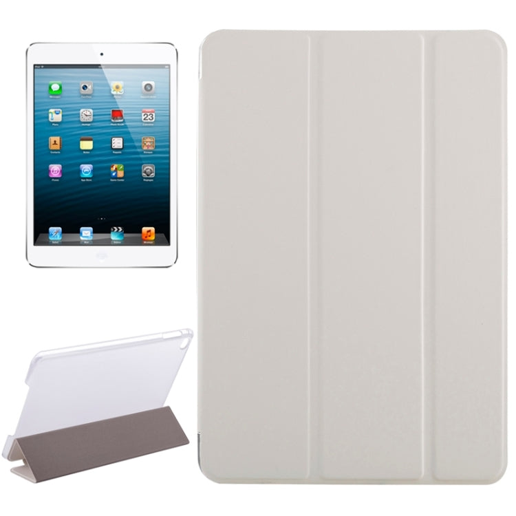 Horizontal Flip Solid Color Elasticity Leather Case with Three-Folding Holder for iPad Mini 4 & Mini 2019
