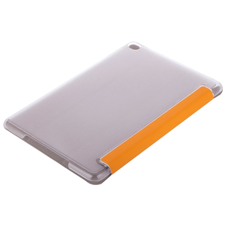 Horizontal Flip Solid Color Elasticity Leather Case with Three-Folding Holder for iPad Mini 4 & Mini 2019