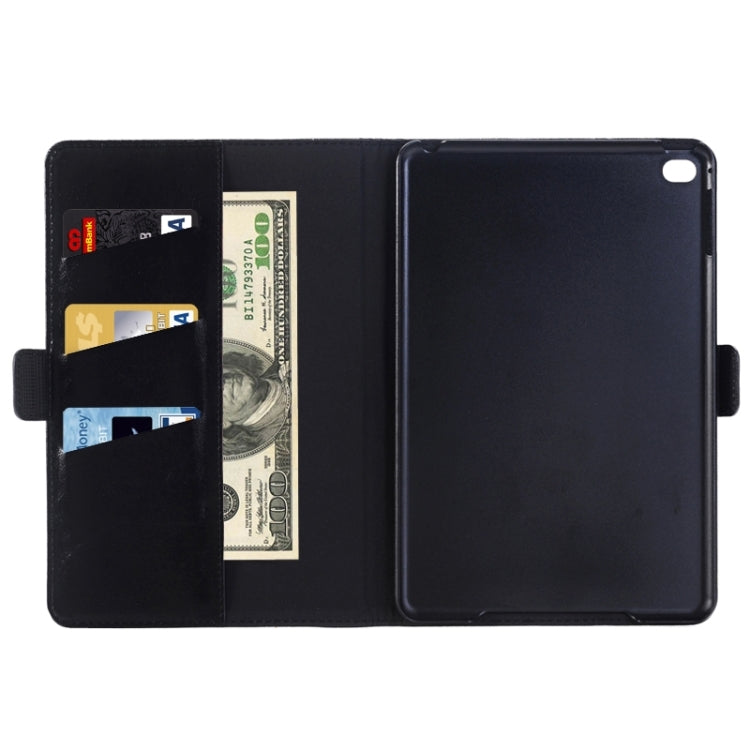 Crazy Horse Texture Horizontal Flip Solid Color Leather Case with Holder & Card Slots & Wallet for iPad mini 4