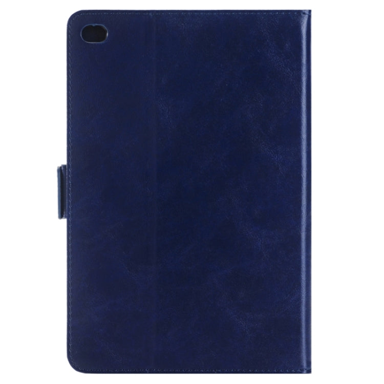 Crazy Horse Texture Horizontal Flip Solid Color Leather Case with Holder & Card Slots & Wallet for iPad mini 4