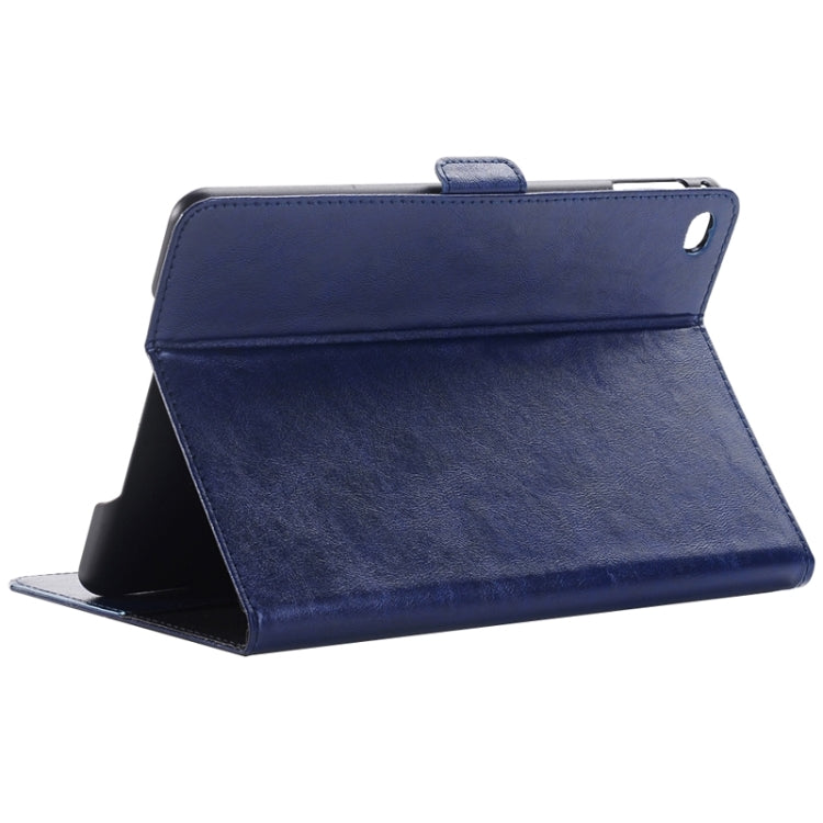 Crazy Horse Texture Horizontal Flip Solid Color Leather Case with Holder & Card Slots & Wallet for iPad mini 4