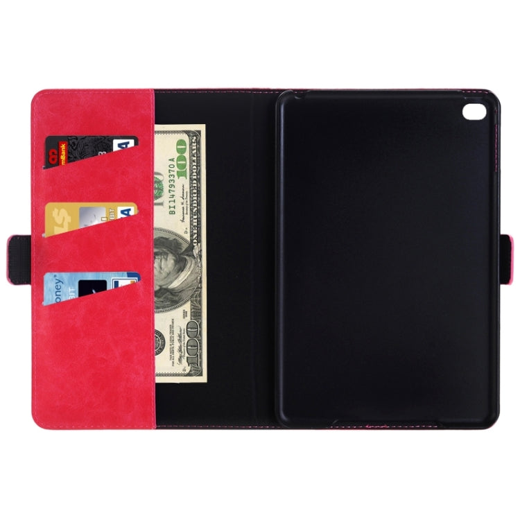 Crazy Horse Texture Horizontal Flip Solid Color Leather Case with Holder & Card Slots & Wallet for iPad mini 4