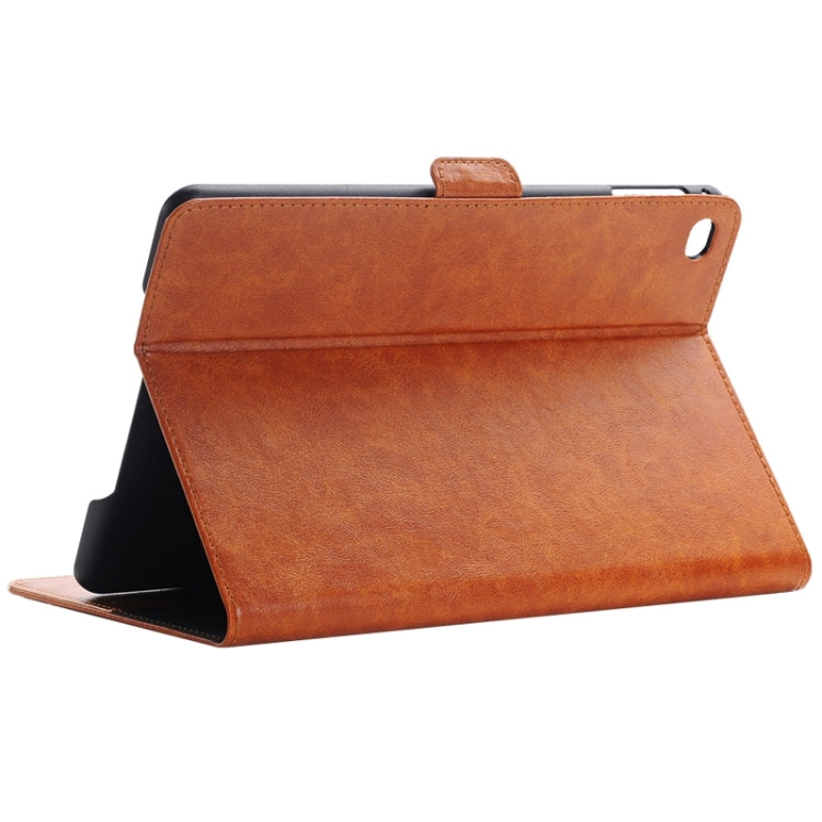 Crazy Horse Texture Horizontal Flip Solid Color Leather Case with Holder & Card Slots & Wallet for iPad mini 4