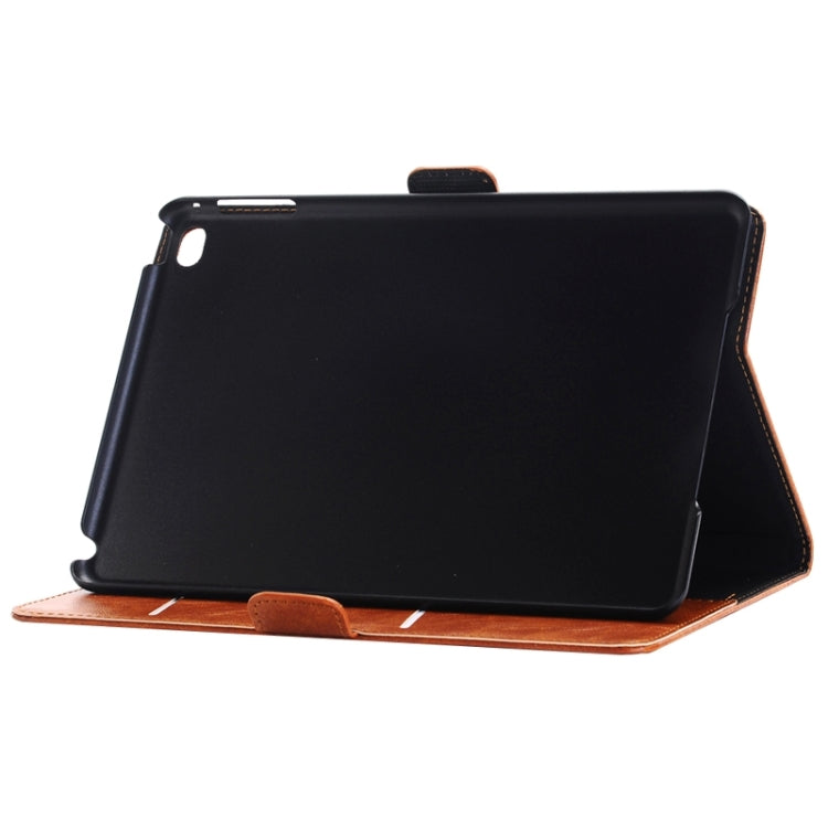Crazy Horse Texture Horizontal Flip Solid Color Leather Case with Holder & Card Slots & Wallet for iPad mini 4