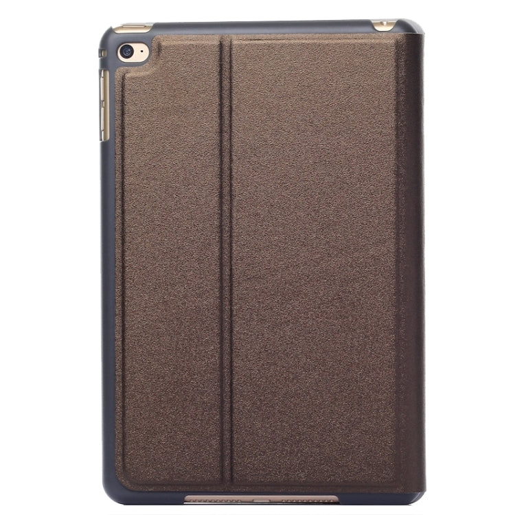 Frosted Texture Horizontal Flip Solid Color Leather Case with Holder for iPad mini 4