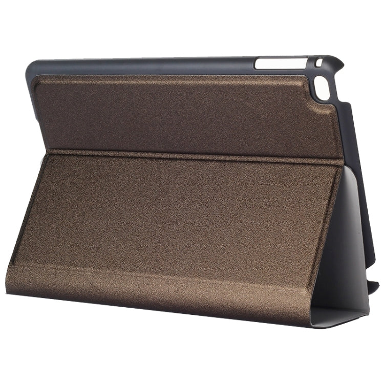 Frosted Texture Horizontal Flip Solid Color Leather Case with Holder for iPad mini 4