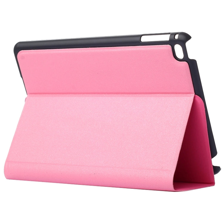 Frosted Texture Horizontal Flip Solid Color Leather Case with Holder for iPad mini 4