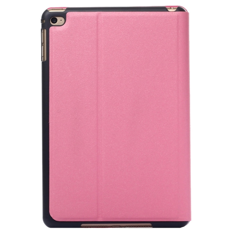 Frosted Texture Horizontal Flip Solid Color Leather Case with Holder for iPad mini 4