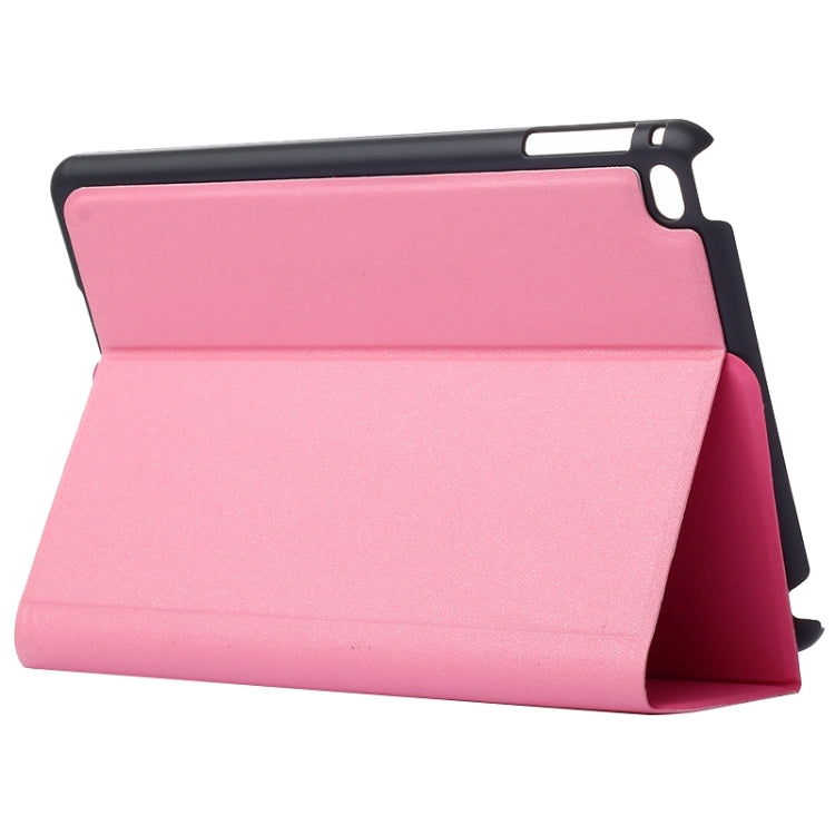 Frosted Texture Horizontal Flip Solid Color Leather Case with Holder for iPad mini 4