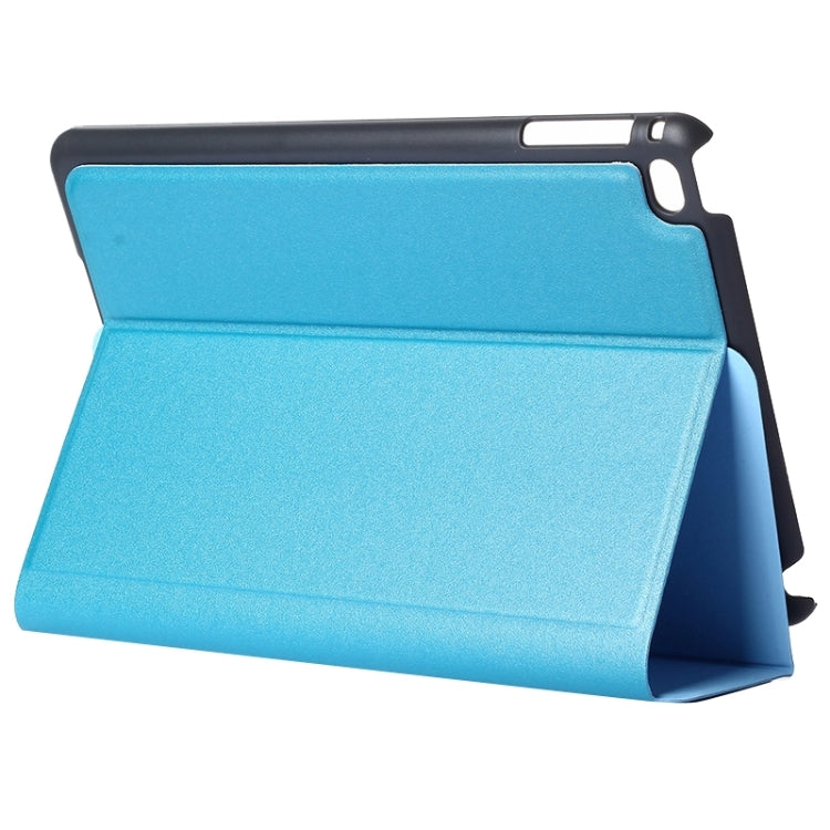 Frosted Texture Horizontal Flip Solid Color Leather Case with Holder for iPad mini 4