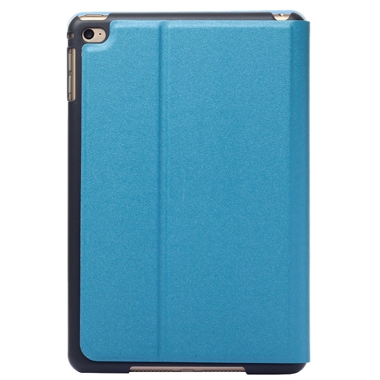 Frosted Texture Horizontal Flip Solid Color Leather Case with Holder for iPad mini 4