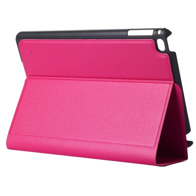 Frosted Texture Horizontal Flip Solid Color Leather Case with Holder for iPad mini 4