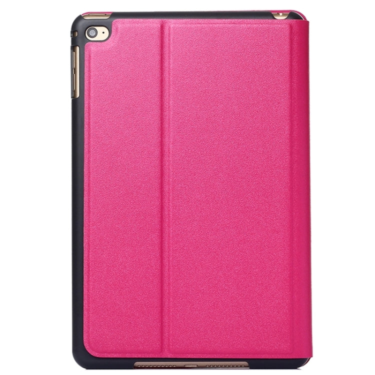Frosted Texture Horizontal Flip Solid Color Leather Case with Holder for iPad mini 4