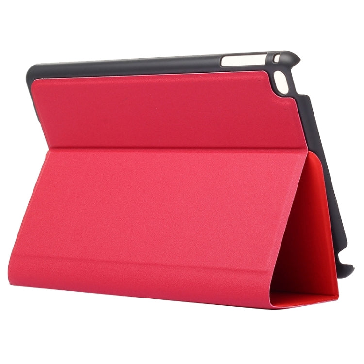 Frosted Texture Horizontal Flip Solid Color Leather Case with Holder for iPad mini 4