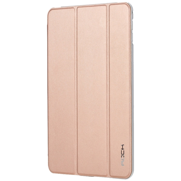 Rock Touch Series Fashionable Business Style Horizontal Flip Leather Case with Three-folding Holder and Intelligent Sleep / Wake-up Function for iPad mini 4