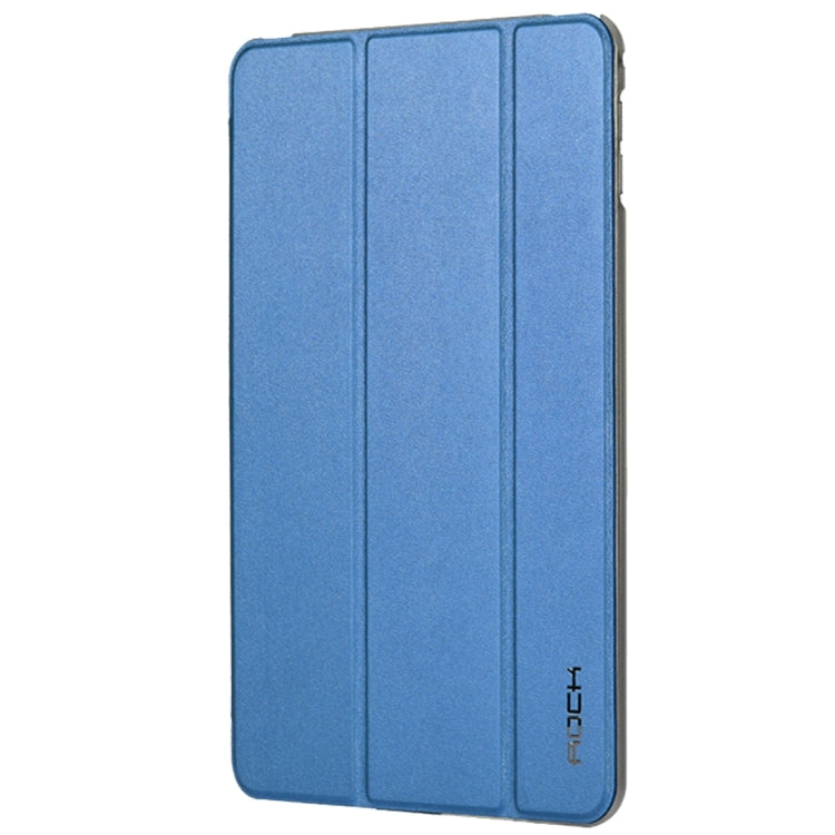 Rock Touch Series Fashionable Business Style Horizontal Flip Leather Case with Three-folding Holder and Intelligent Sleep / Wake-up Function for iPad mini 4
