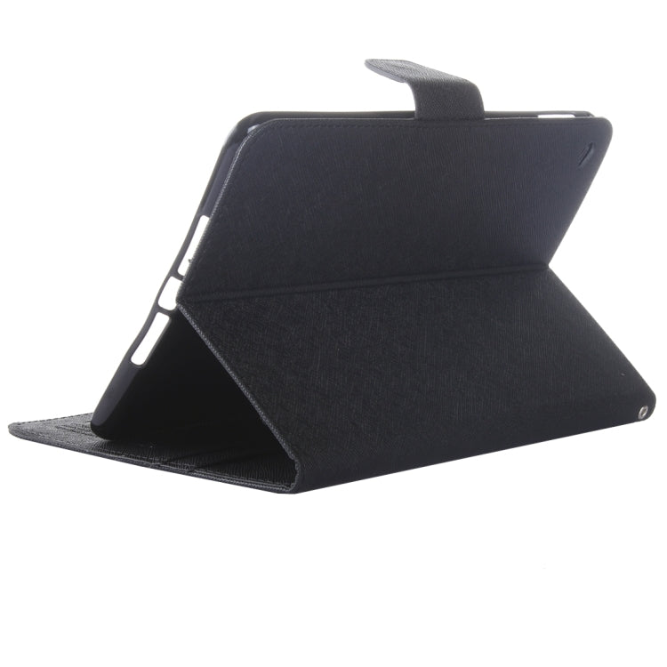 GOOSPERY Cross Texture Horizontal Flip Leather Case with Holder & Card Slots & Wallet for iPad mini 4