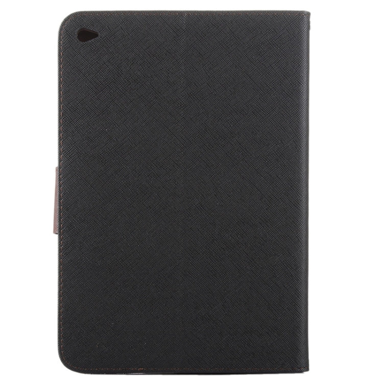 GOOSPERY Cross Texture Horizontal Flip Leather Case with Holder & Card Slots & Wallet for iPad mini 4