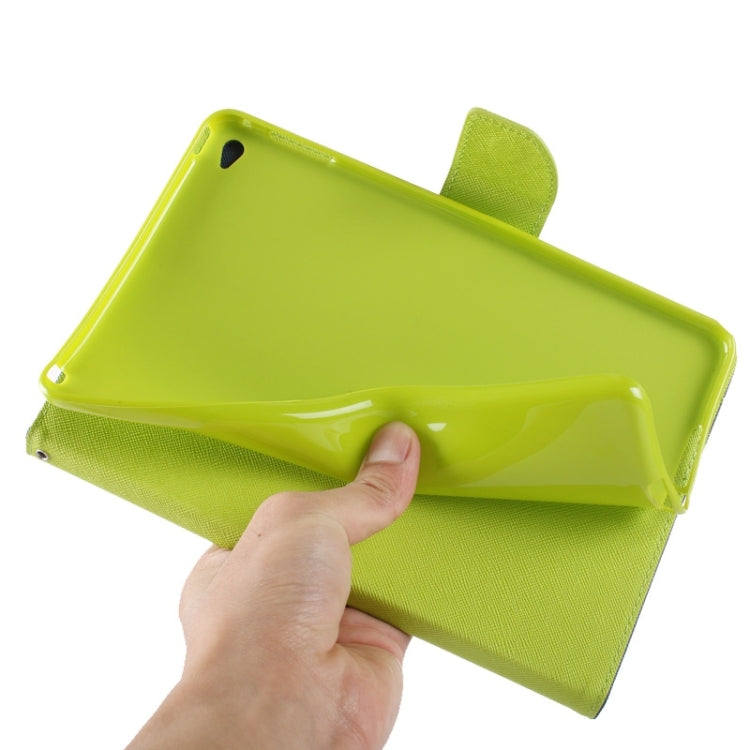 GOOSPERY Cross Texture Horizontal Flip Leather Case with Holder & Card Slots & Wallet for iPad mini 4