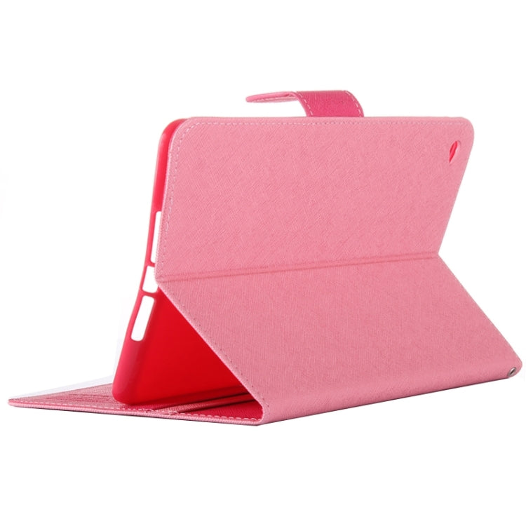 GOOSPERY Cross Texture Horizontal Flip Leather Case with Holder & Card Slots & Wallet for iPad mini 4