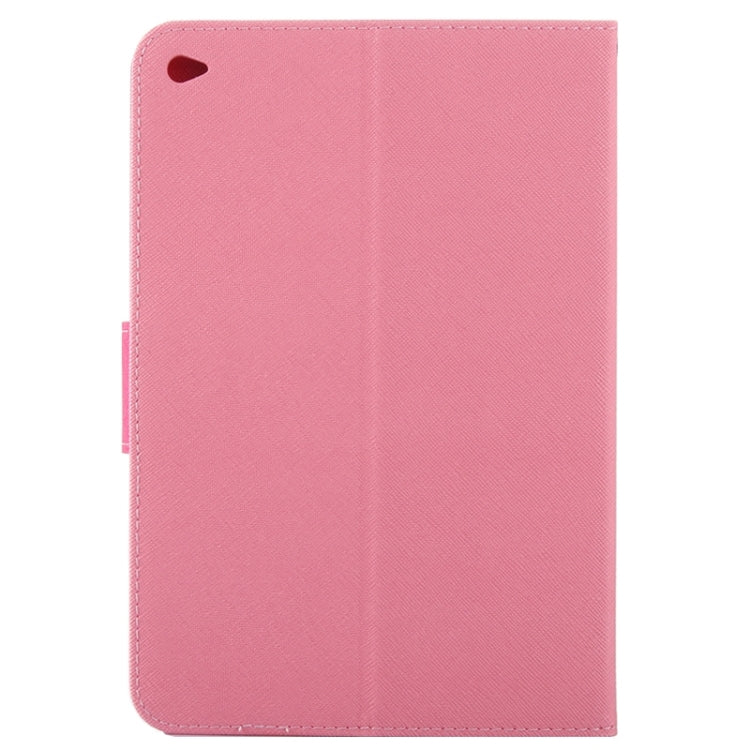 GOOSPERY Cross Texture Horizontal Flip Leather Case with Holder & Card Slots & Wallet for iPad mini 4