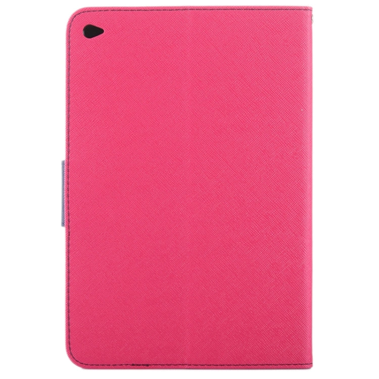 GOOSPERY Cross Texture Horizontal Flip Leather Case with Holder & Card Slots & Wallet for iPad mini 4
