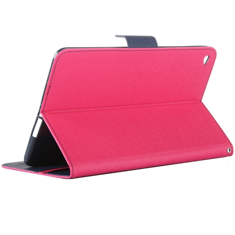 GOOSPERY Cross Texture Horizontal Flip Leather Case with Holder & Card Slots & Wallet for iPad mini 4