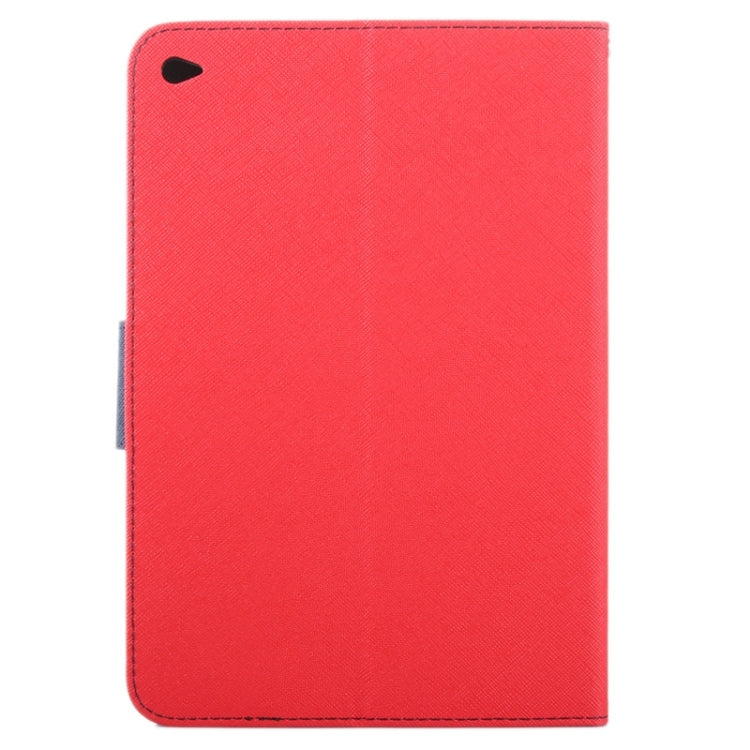 GOOSPERY Cross Texture Horizontal Flip Leather Case with Holder & Card Slots & Wallet for iPad mini 4
