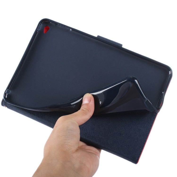 GOOSPERY Cross Texture Horizontal Flip Leather Case with Holder & Card Slots & Wallet for iPad mini 4