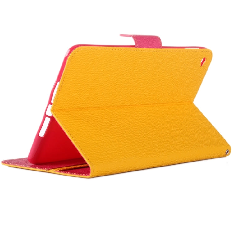 GOOSPERY Cross Texture Horizontal Flip Leather Case with Holder & Card Slots & Wallet for iPad mini 4