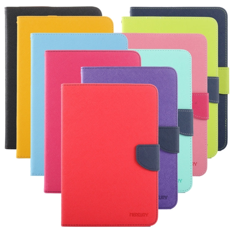 GOOSPERY Cross Texture Horizontal Flip Leather Case with Holder & Card Slots & Wallet for iPad mini 4