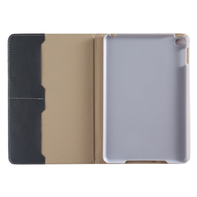 Sunflower Pattern PC + PU Leather Case with Holder & Card Slots for iPad Mini 4