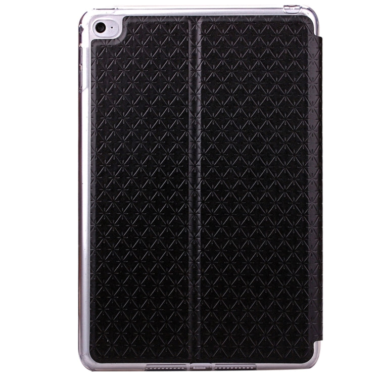 Argyles Texture Horizontal Flip Solid Color Leather Case with Holder & Card Slot & Caller ID Display for iPad Mini 4