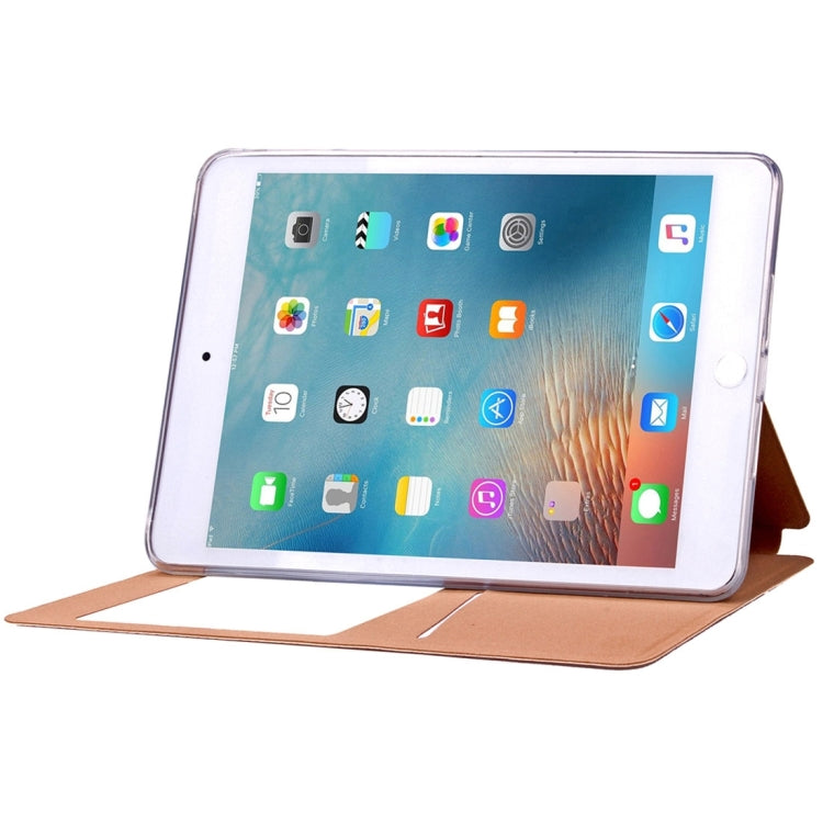 Argyles Texture Horizontal Flip Solid Color Leather Case with Holder & Card Slot & Caller ID Display for iPad Mini 4