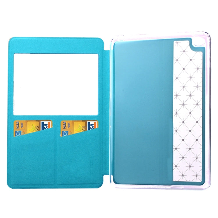 Argyles Texture Horizontal Flip Solid Color Leather Case with Holder & Card Slot & Caller ID Display for iPad Mini 4