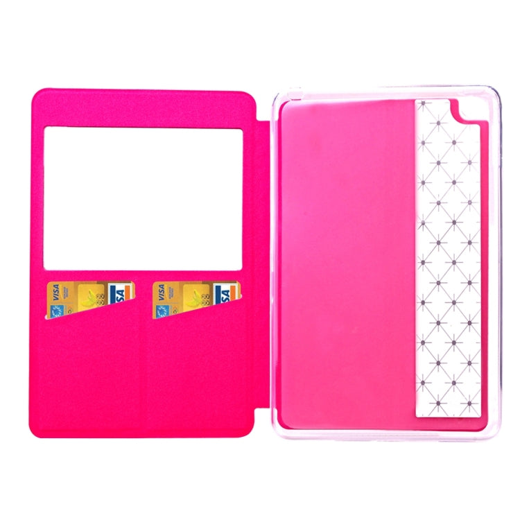 Argyles Texture Horizontal Flip Solid Color Leather Case with Holder & Card Slot & Caller ID Display for iPad Mini 4