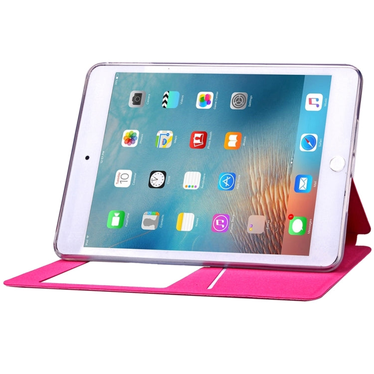 Argyles Texture Horizontal Flip Solid Color Leather Case with Holder & Card Slot & Caller ID Display for iPad Mini 4