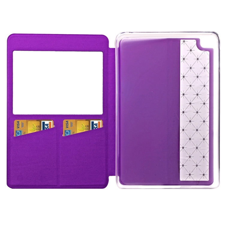 Argyles Texture Horizontal Flip Solid Color Leather Case with Holder & Card Slot & Caller ID Display for iPad Mini 4