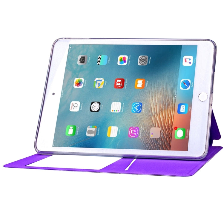 Argyles Texture Horizontal Flip Solid Color Leather Case with Holder & Card Slot & Caller ID Display for iPad Mini 4