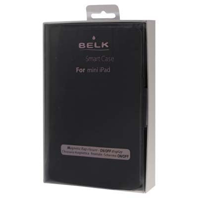 BELK Italian Style 3-fold Coss Texture Smart Cover for iPad mini 1 / 2 / 3