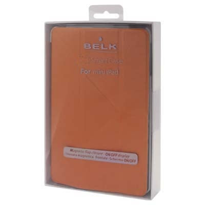 BELK Italian Style 3-fold Coss Texture Smart Cover for iPad mini 1 / 2 / 3