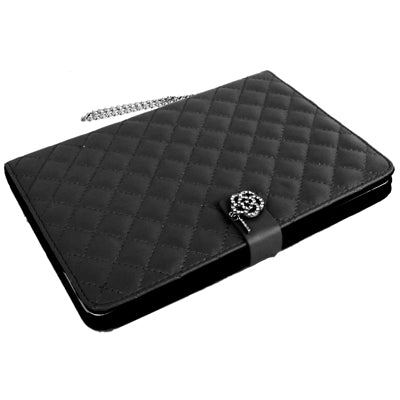 Diamond Style Leather Case with Holder & Credit Card Slots for iPad mini 1 / 2 / 3