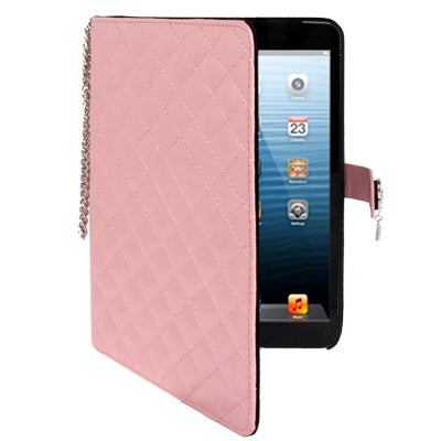 Diamond Style Leather Case with Holder & Credit Card Slots for iPad mini 1 / 2 / 3