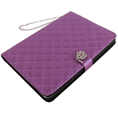 Diamond Style Leather Case with Holder & Credit Card Slots for iPad mini 1 / 2 / 3