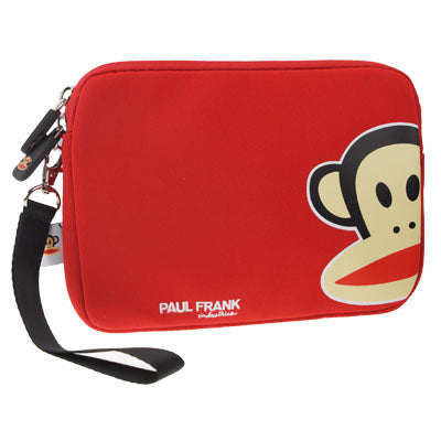 Paul Frank Pattern Protective Soft Carry Bag with Dual-Zipped Close for iPad mini 1 / 2 / 3 (Red)