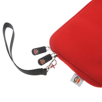Paul Frank Pattern Protective Soft Carry Bag with Dual-Zipped Close for iPad mini 1 / 2 / 3 (Red)