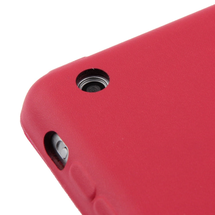 3-folding Naturally Treated Leather Smart Case with Sleep / Wake-up Function & Holder for iPad mini / mini 2 Retina