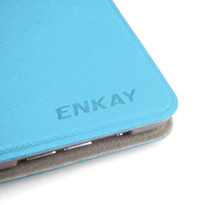 ENKAY ENK-3315 Microgroove Texture Protective PU Leather Case with Sleep / Wake-up Function & Holder for iPad mini 1 / 2 / 3